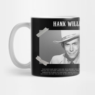 Hank Williams Mug